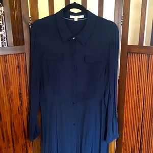 Boden Navy Blue Shirt Dress